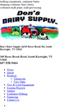 Mobile Screenshot of donsdairysupply.com